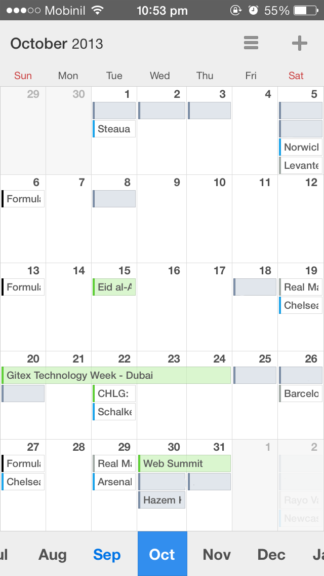 استعراض تطبيق Calendar 5 لهواتف الآيفون