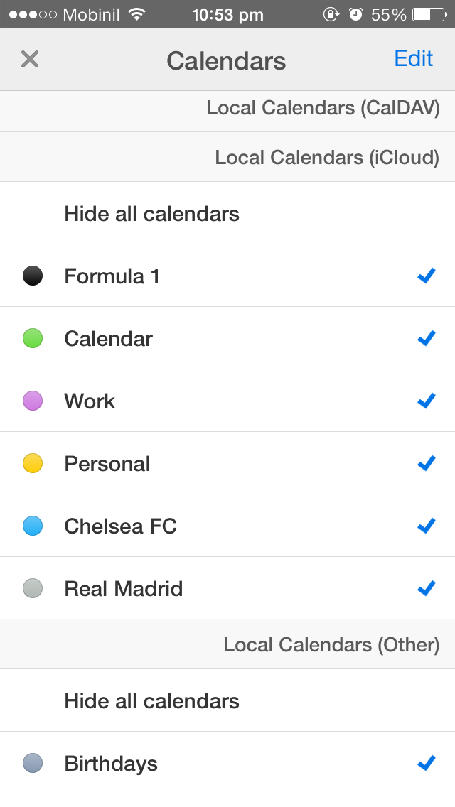 استعراض تطبيق Calendar 5 لهواتف الآيفون