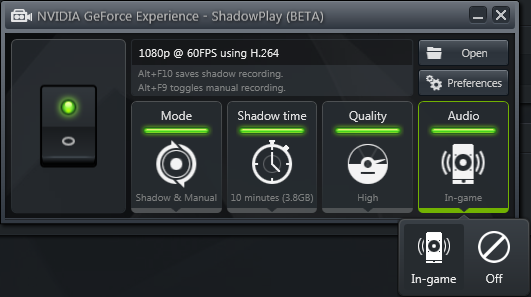 GeForce Experience أداة Nvidia الخاصة بجمهور اللاعبين
