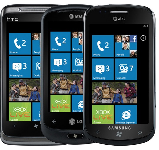 مصور يوضح الفروقات بين هواتف Windows Phone 7