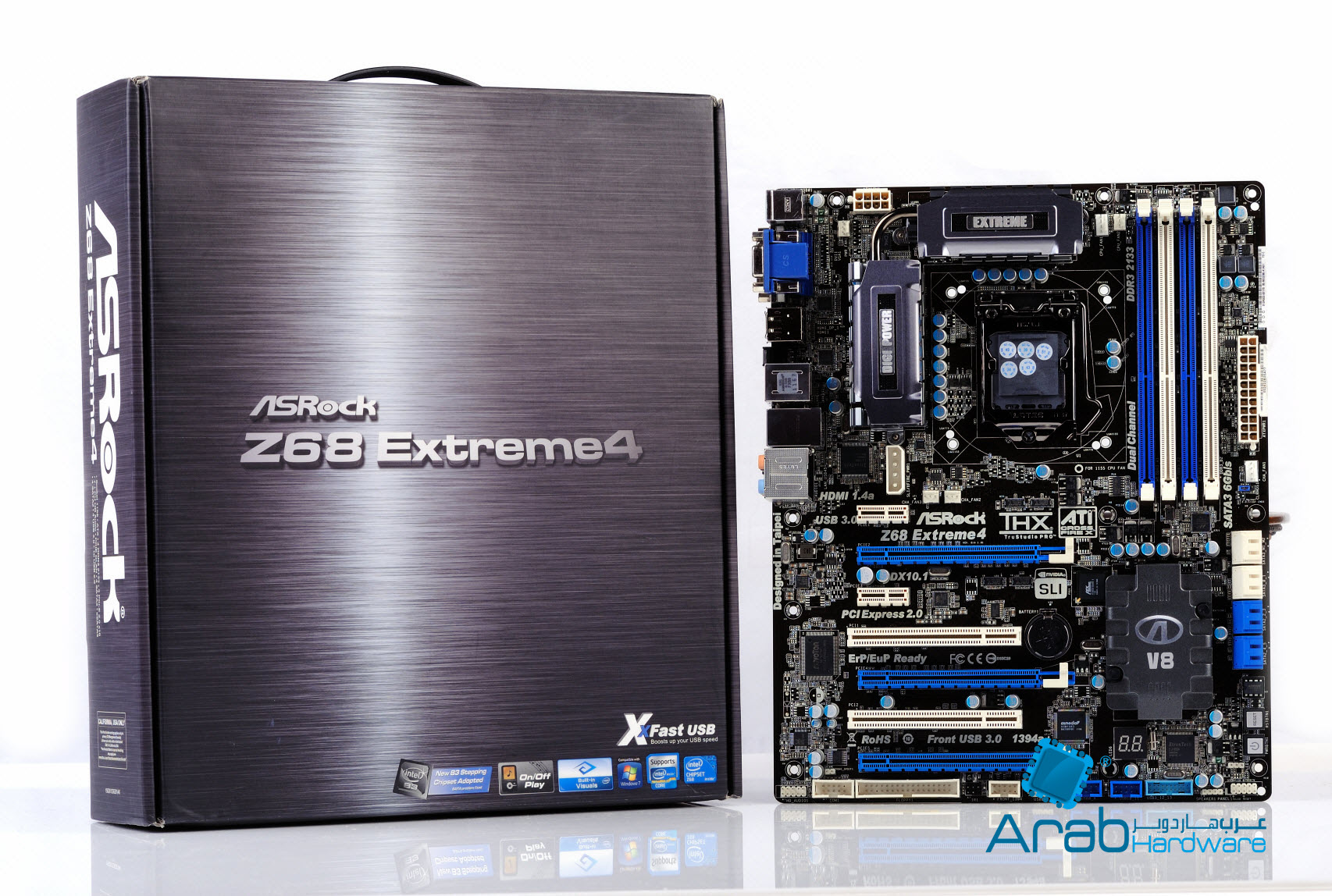 ASRock Z68 Extreme4 First Look - Arabhardware