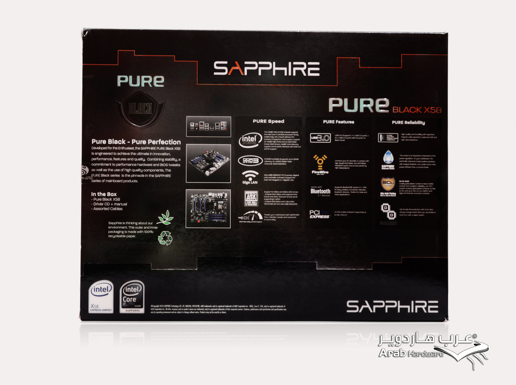 Sapphire Pure Black X58