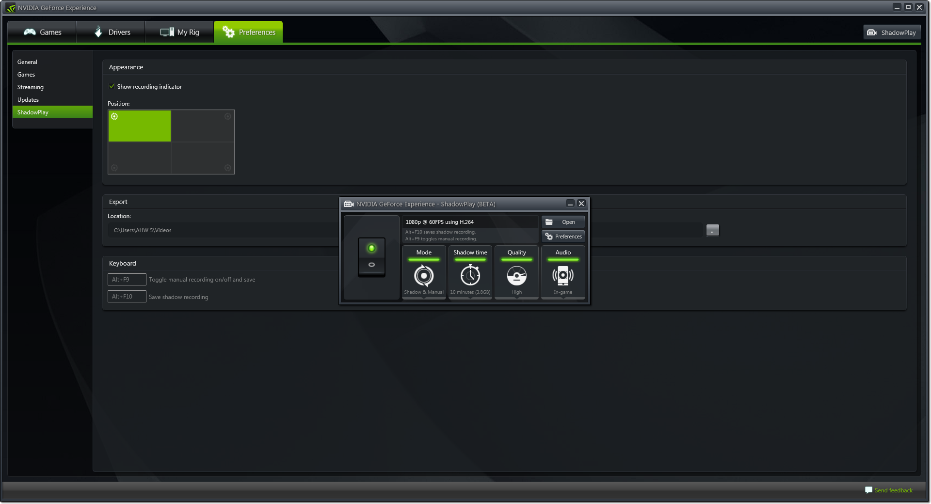 GeForce Experience أداة Nvidia الخاصة بجمهور اللاعبين