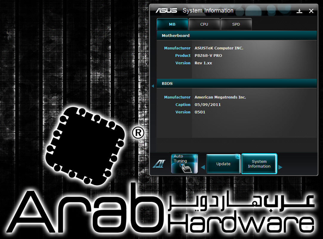 Asus P8Z68-V Pro - Arabhardware