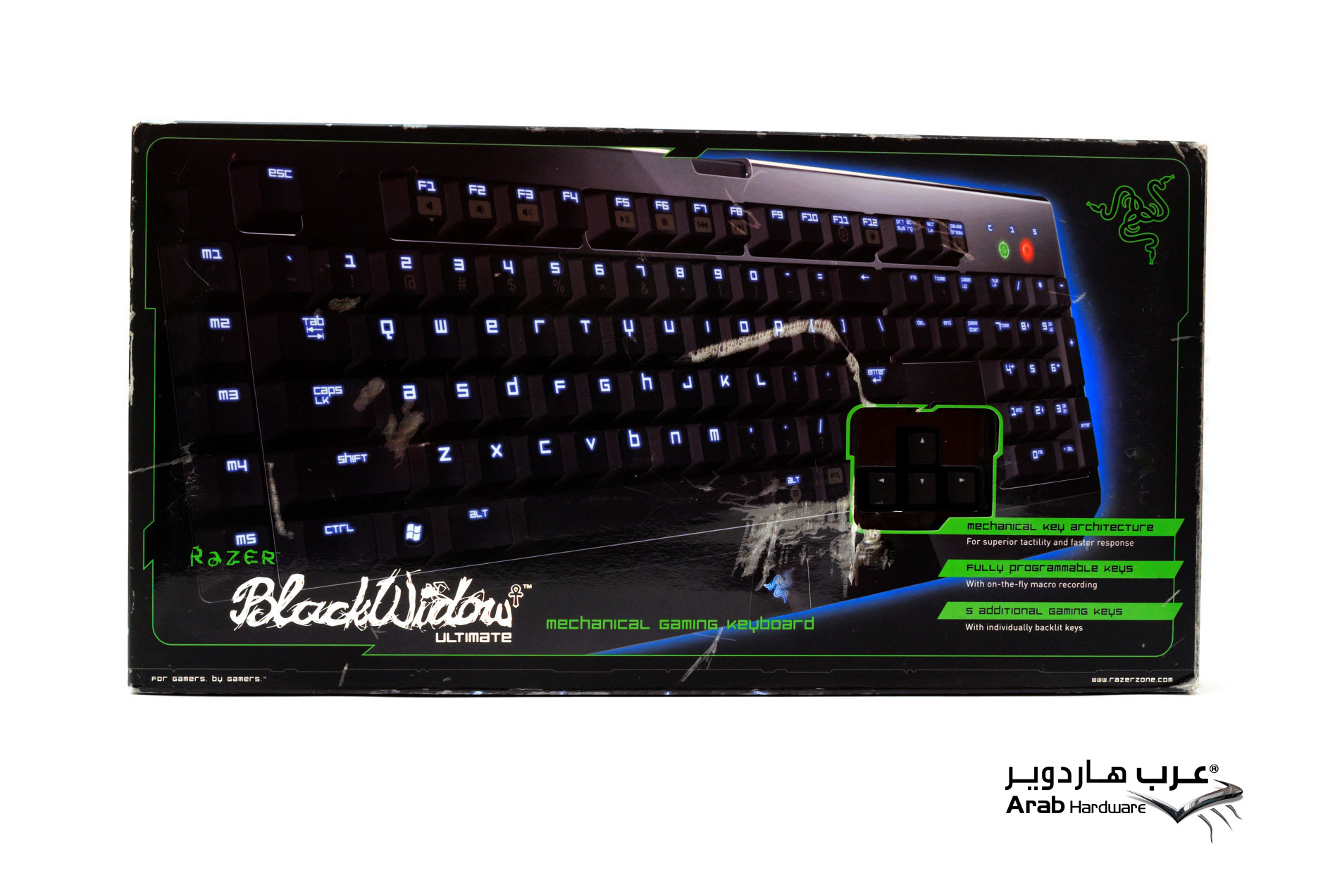 Razer Black Widow Ultimate Mechanical Keyboard Review- Arabhardware.net