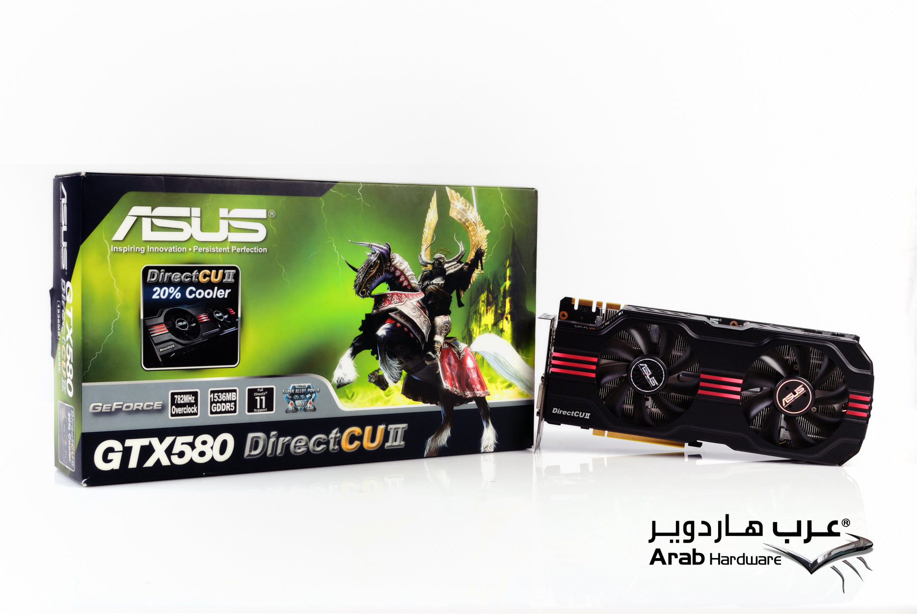 ASUS GTX580 Direct CU II Review - Arabhardware.net