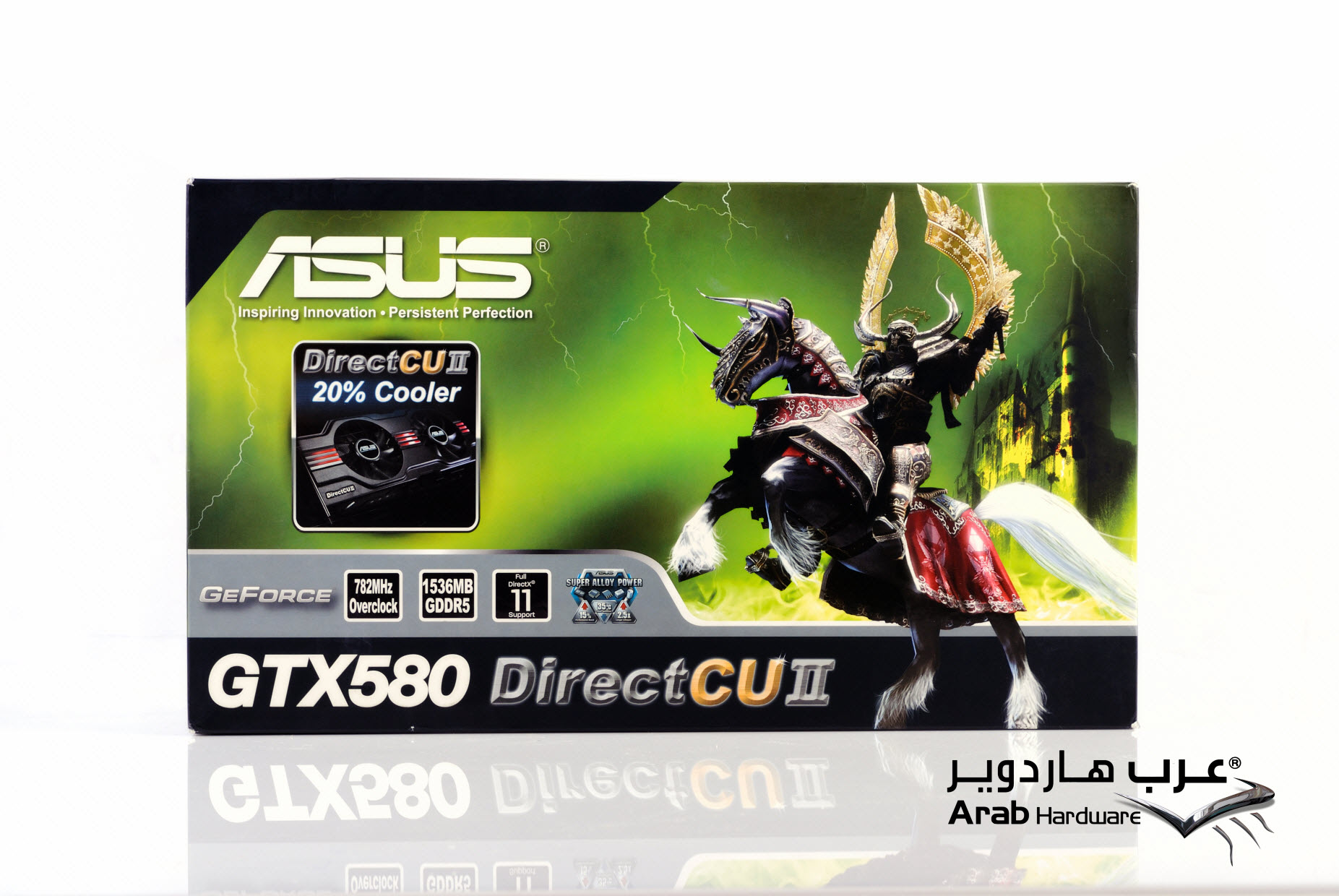 ASUS GTX580 Direct CU II Review - Arabhardware.net