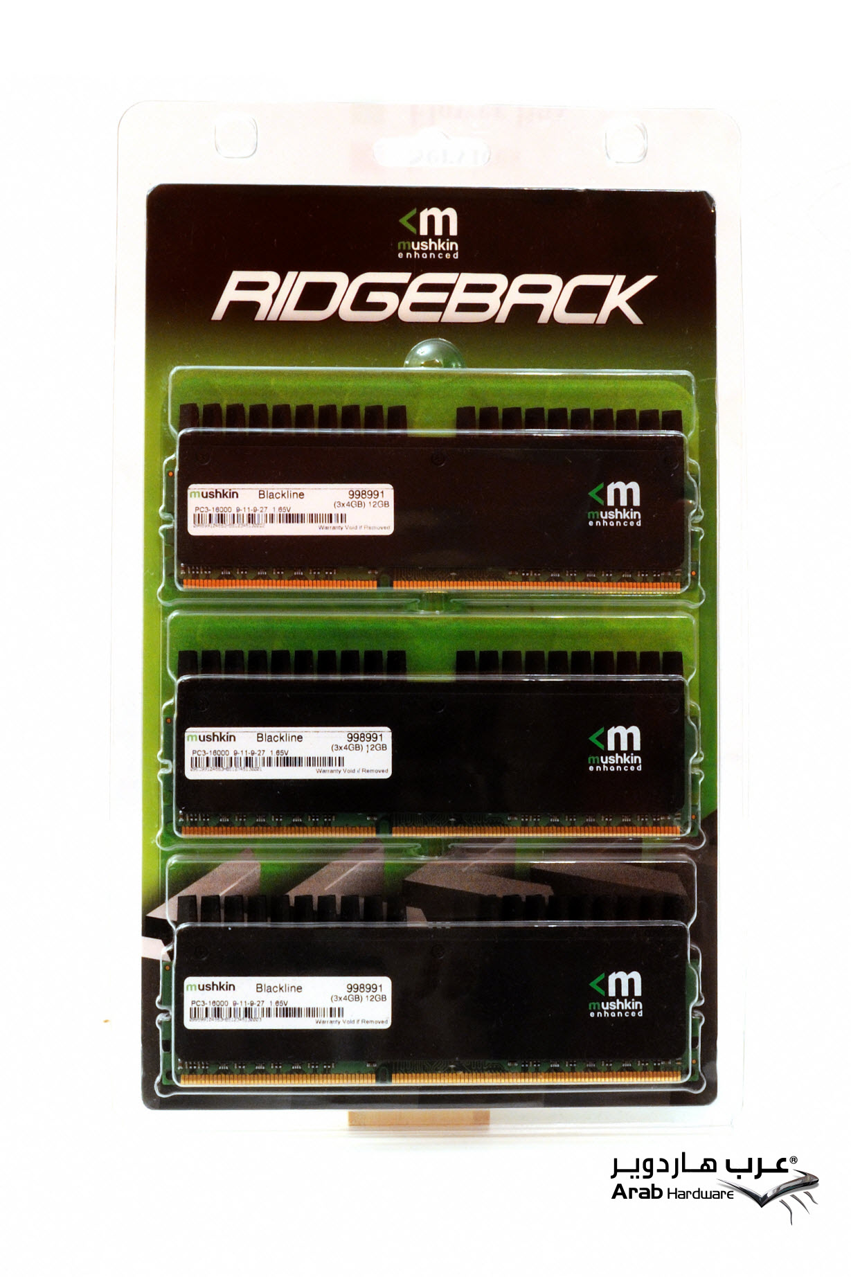 Mushkin Ridgeback DDR3 16000 CL9 Triple Channel Kit Review- Arabhardware.net