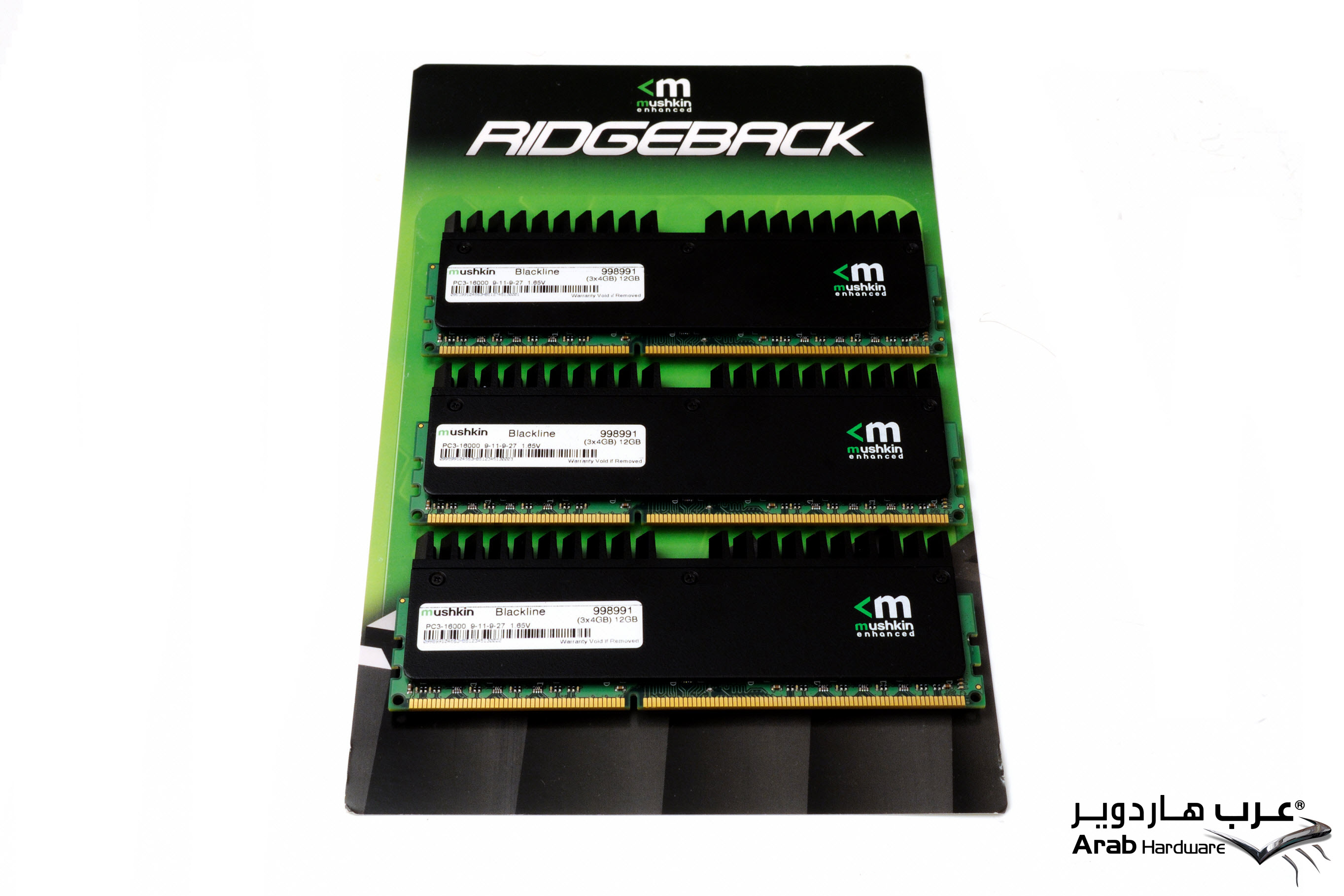 Mushkin Ridgeback DDR3 16000 CL9 Triple Channel Kit Review- Arabhardware.net