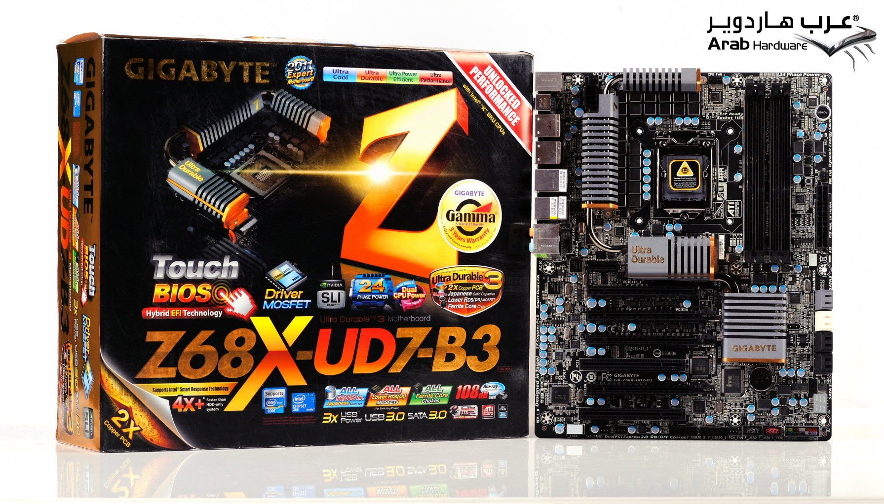 Gigabyte GA-Z68A-UD7-B3 Review - Arabhardware
