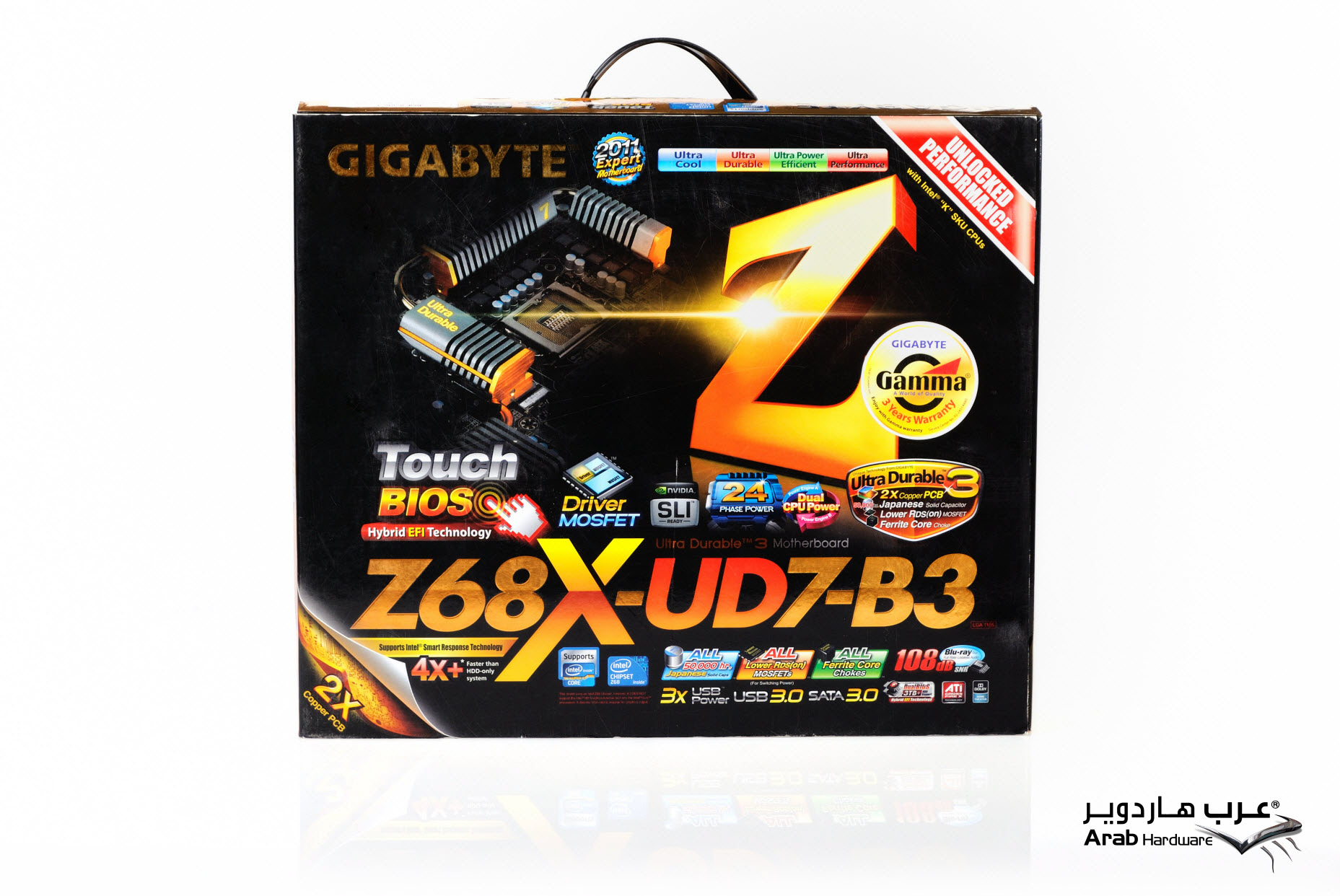 Gigabyte GA-Z68A-UD7-B3 Review - Arabhardware