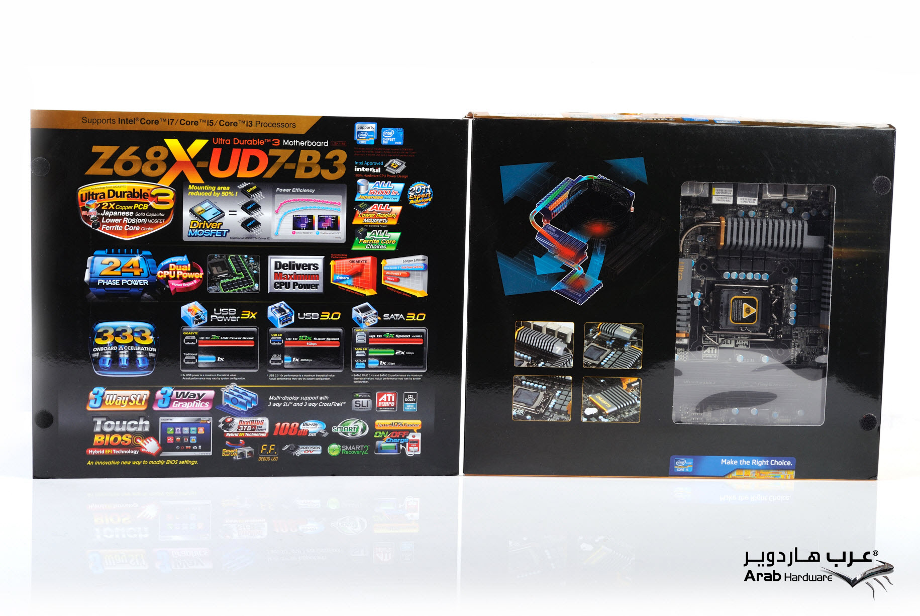 Gigabyte GA-Z68X-UD7 B3 Review-Arabhardware.net