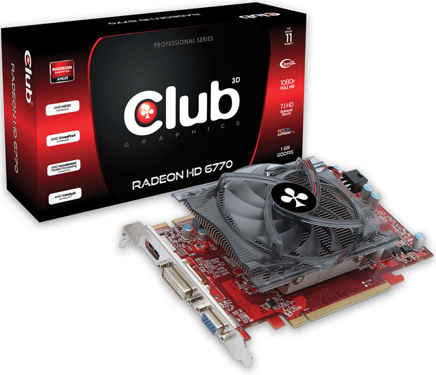 Club3D تعلن عن بطاقتها الـ HD 6770