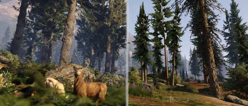 مقارنة لعبة GTA V على جهازى PS3 & PS4 