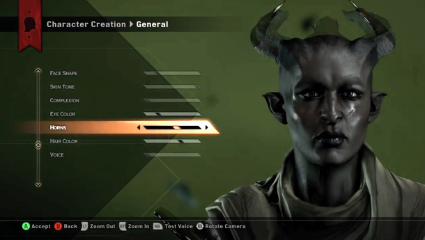 كيف تعدل على شخصيتك فى Dragon Age Inquisition