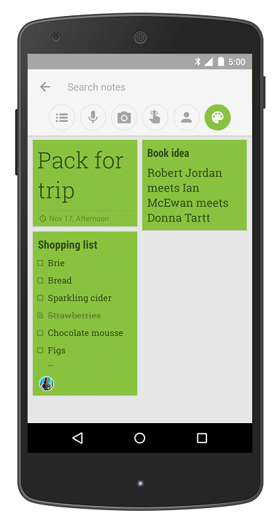 Google Keep Search