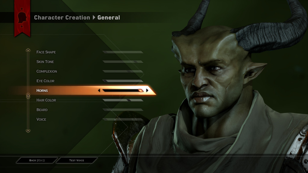 كيف تعدل على شخصيتك فى Dragon Age Inquisition 