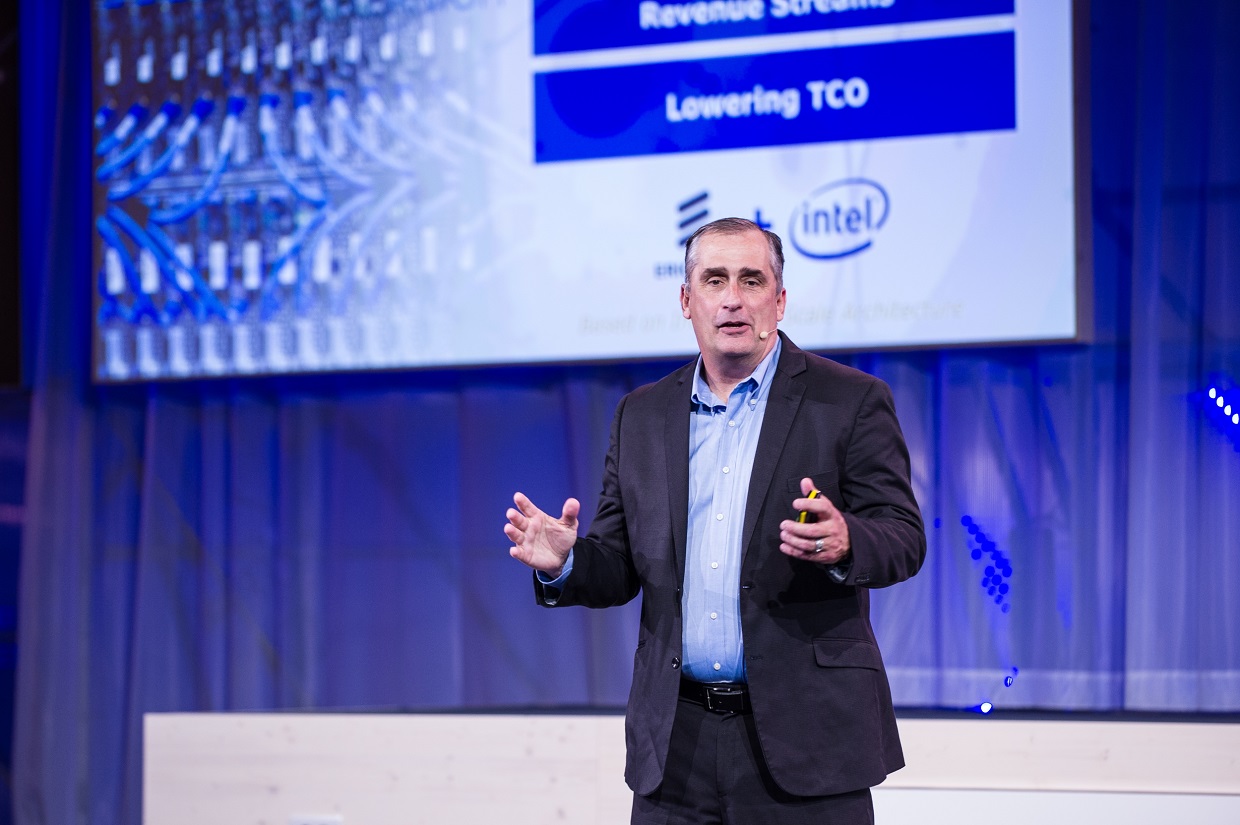 Intel Corporation CEO Brian Krzanich at MWC