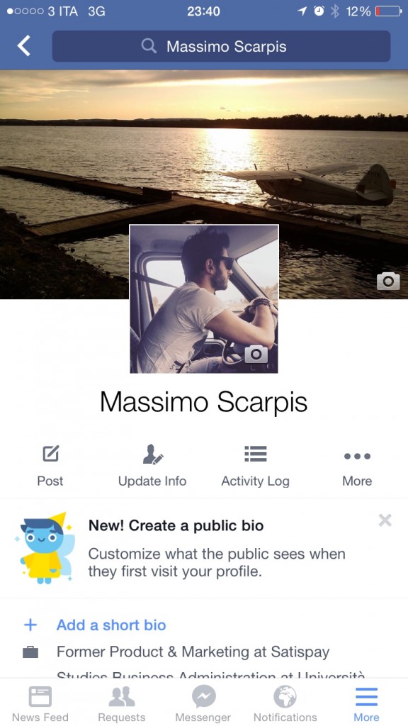 facebook new layout