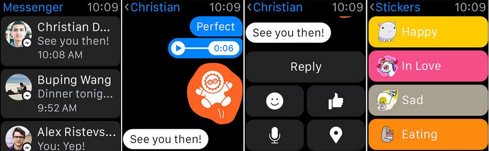 apple watch messenger