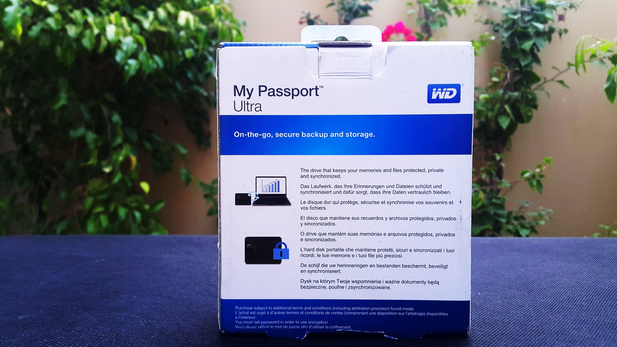 Western Digital My Passport Ultra Box back Western Digital My Passport Ultra Box back