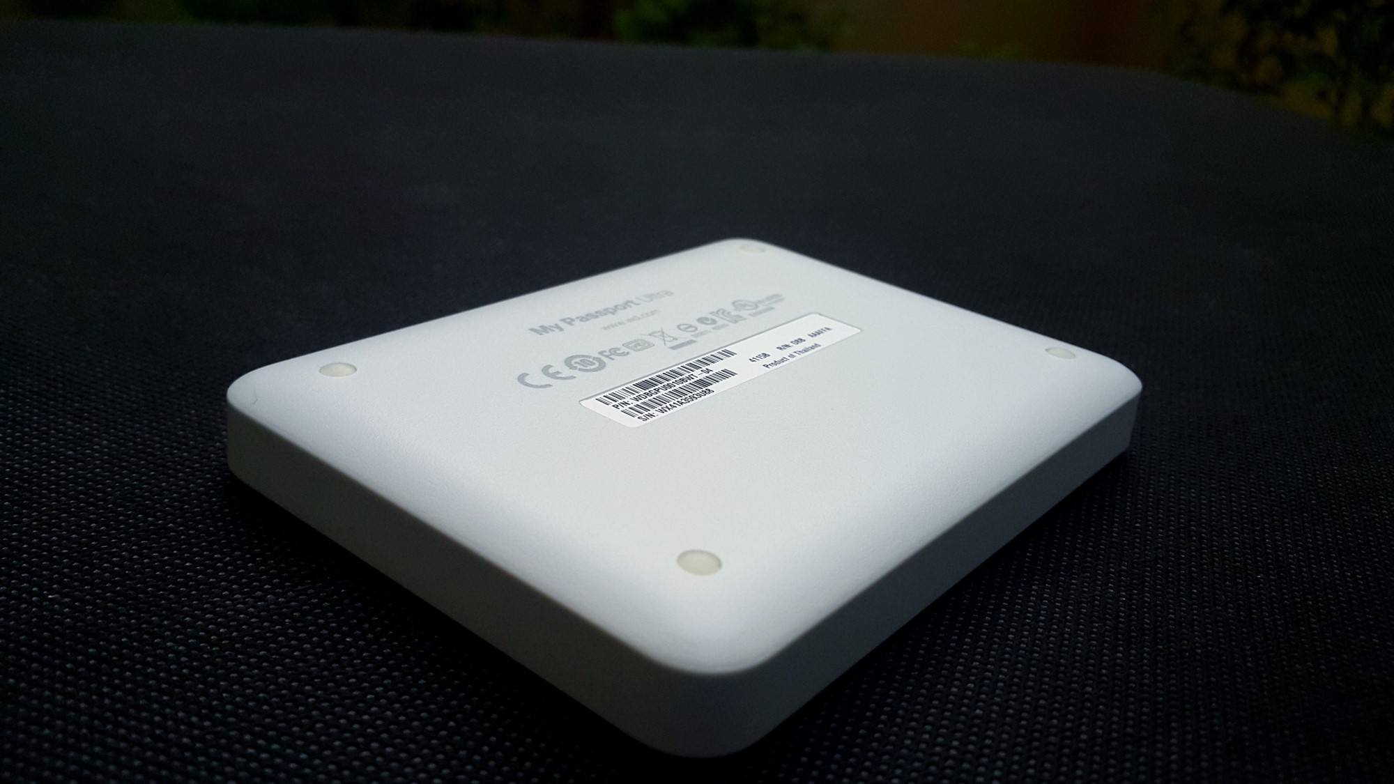Western Digital My Passport Ultra HDD Back Western Digital My Passport Ultra HDD Back
