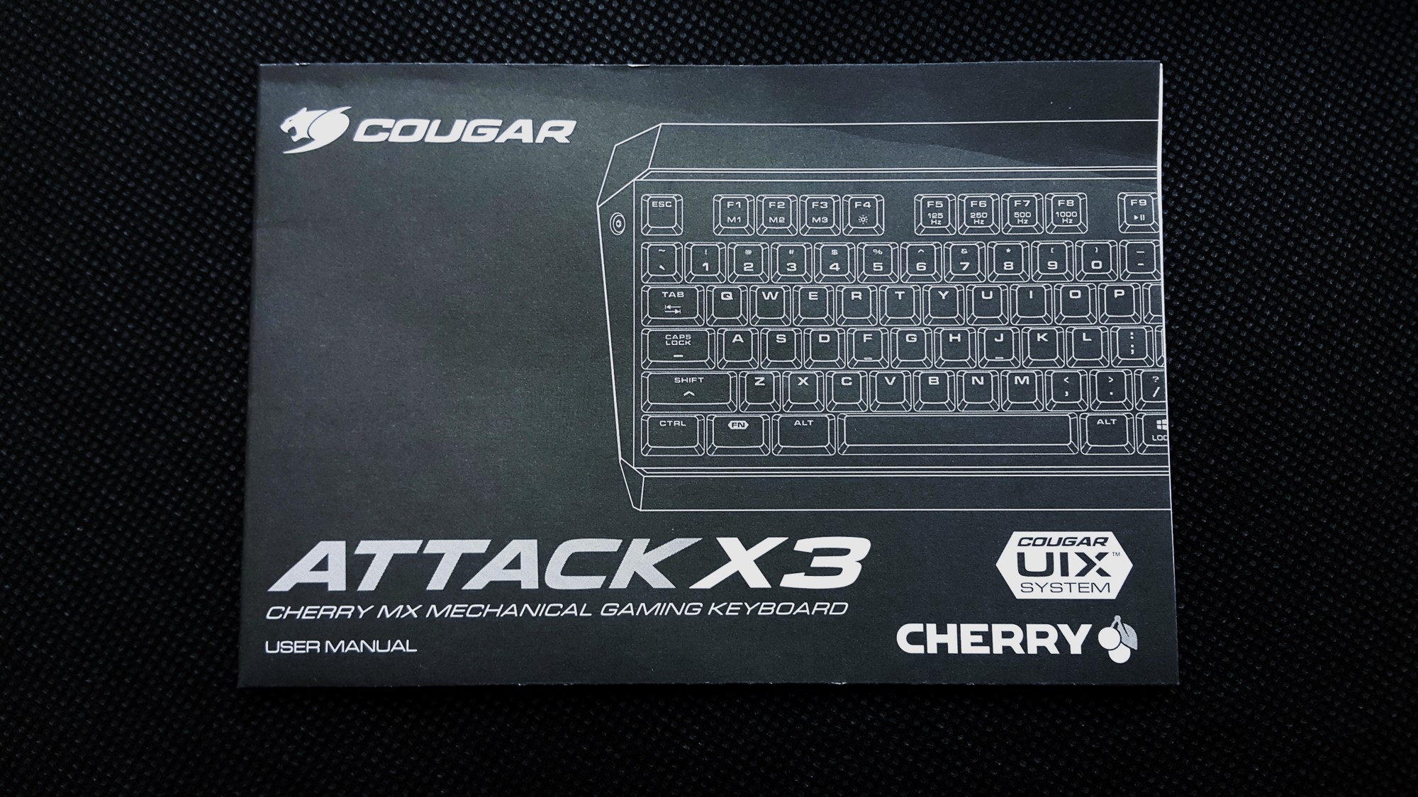 4- Cougar Attack X3 Mechanical Keyboard Box Inside