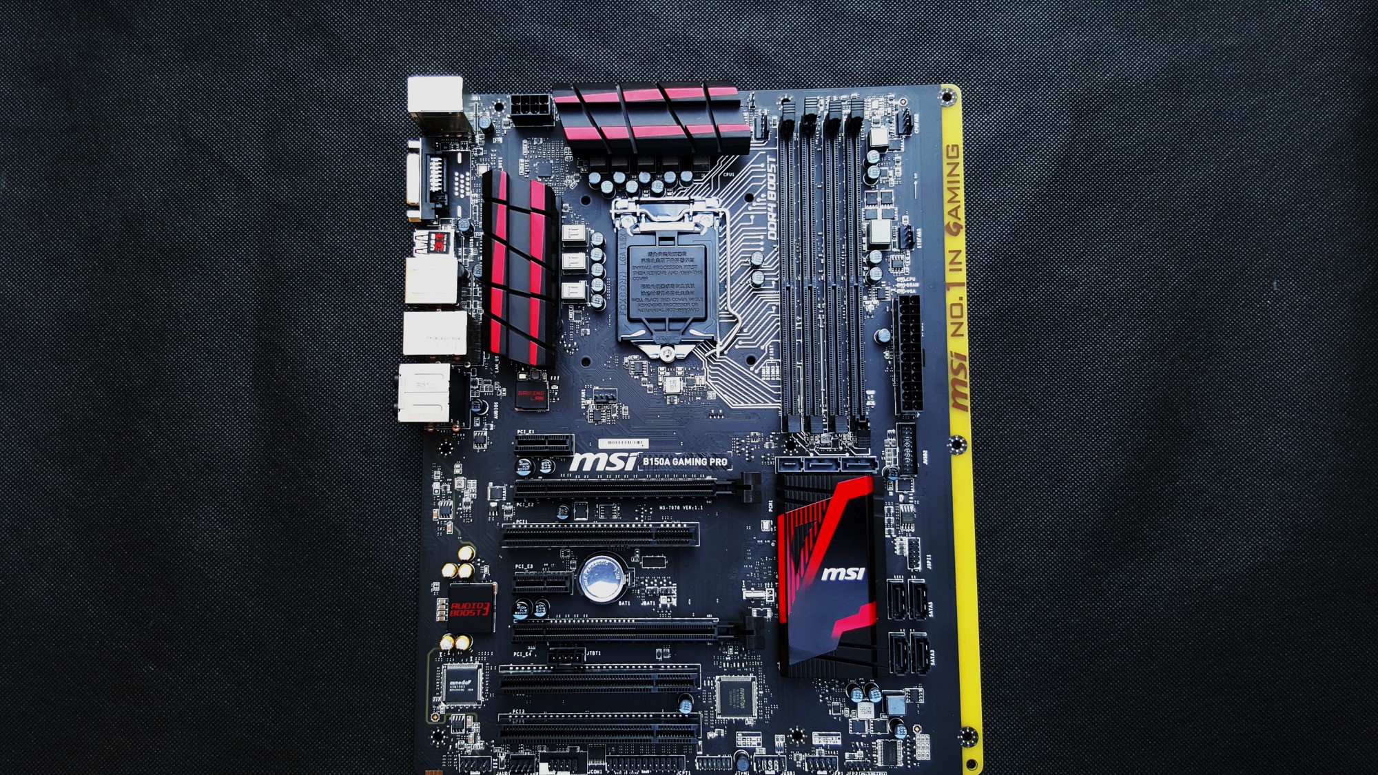 5- MSI B150A Gaming Pro Front