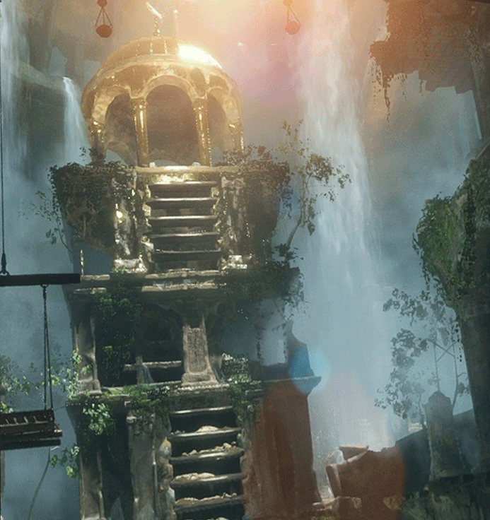 مقارنة بصور GIF للعبة Rise of the Tomb Raide على PC & Xbox One