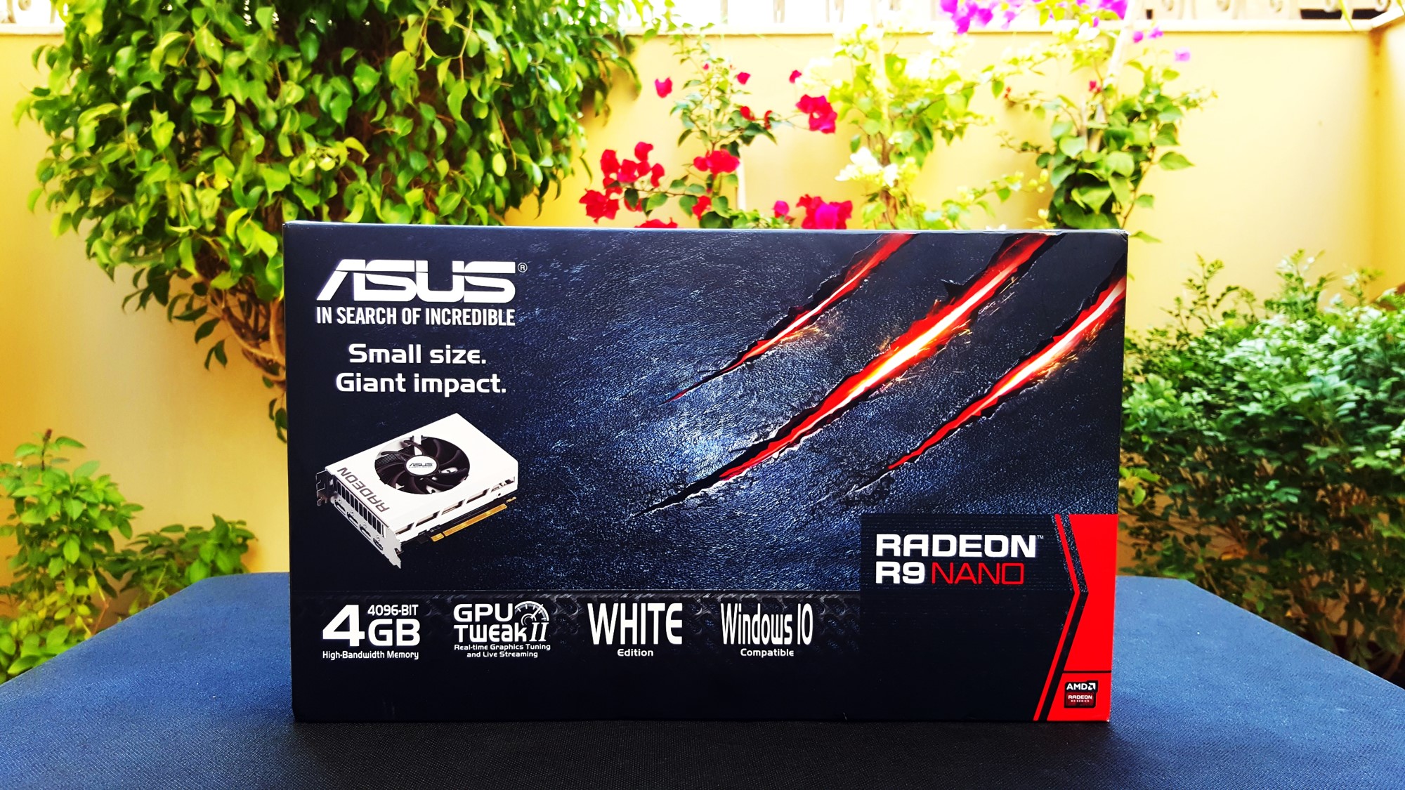 2- ASUS AMD Radeon R9 Nano Box Front