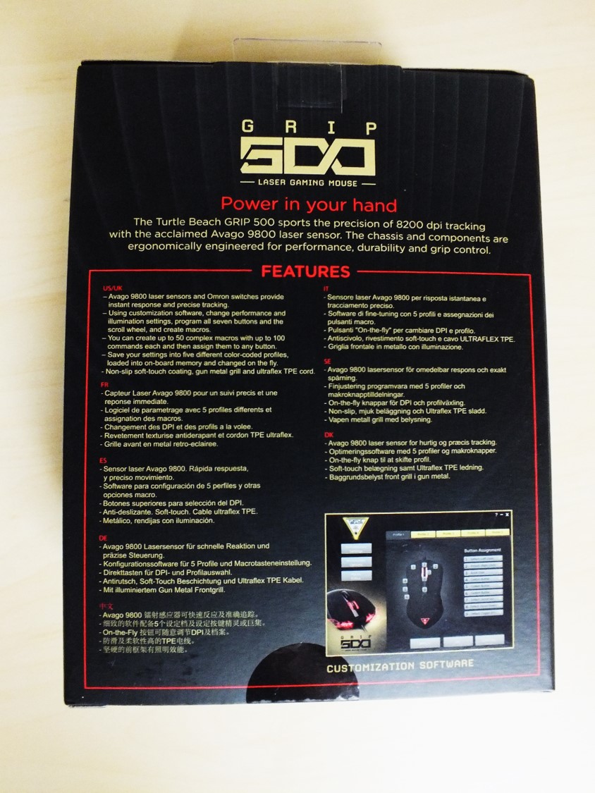 2-Turtle Beach Gaming Mouse Grip 500 Box Back