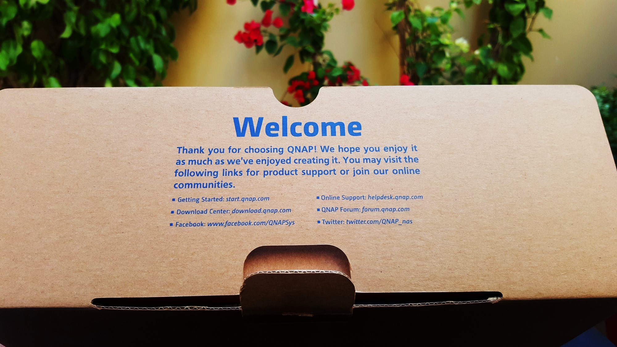 3-QNAP TS-253A Welcome Note