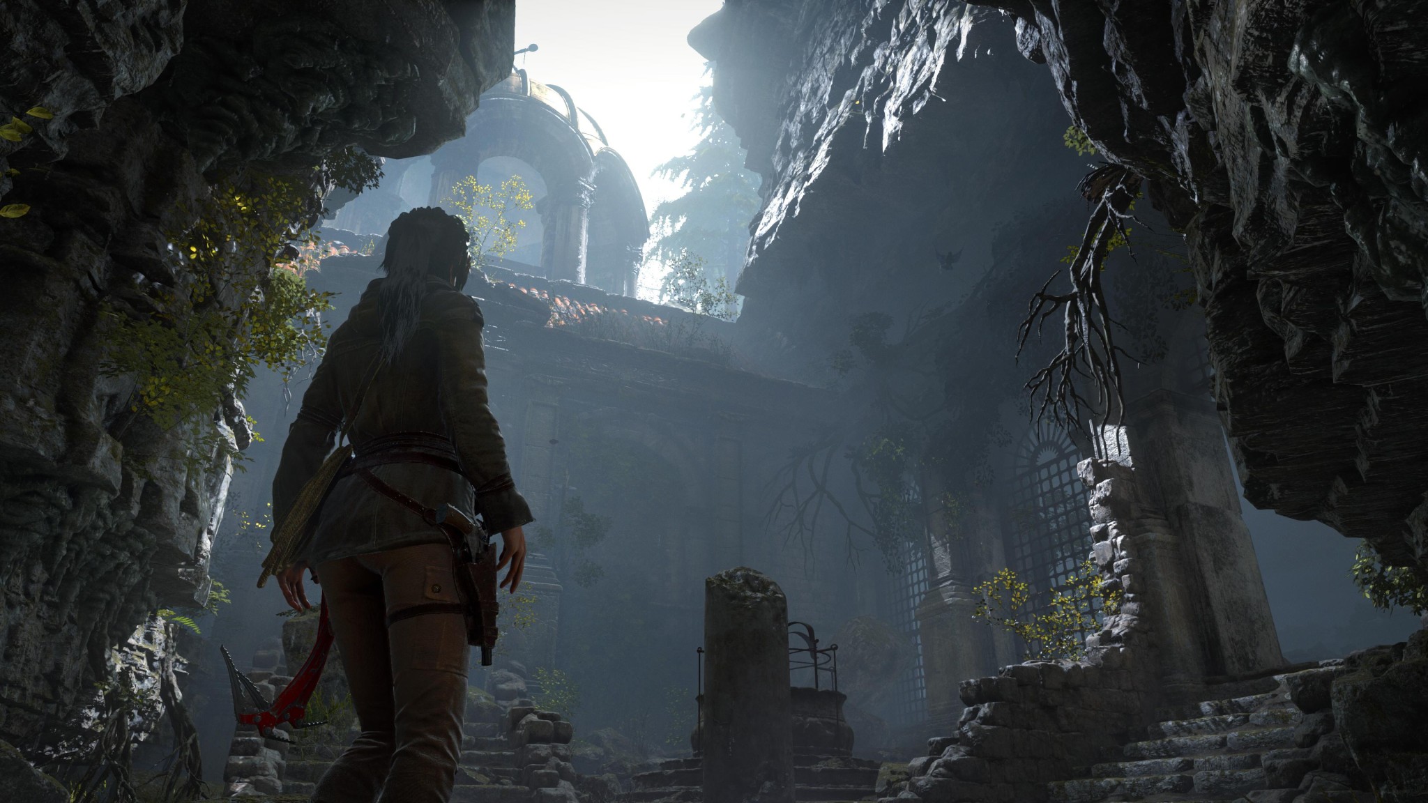 مقارنة بصور GIF للعبة Rise of the Tomb Raider على PC & Xbox One