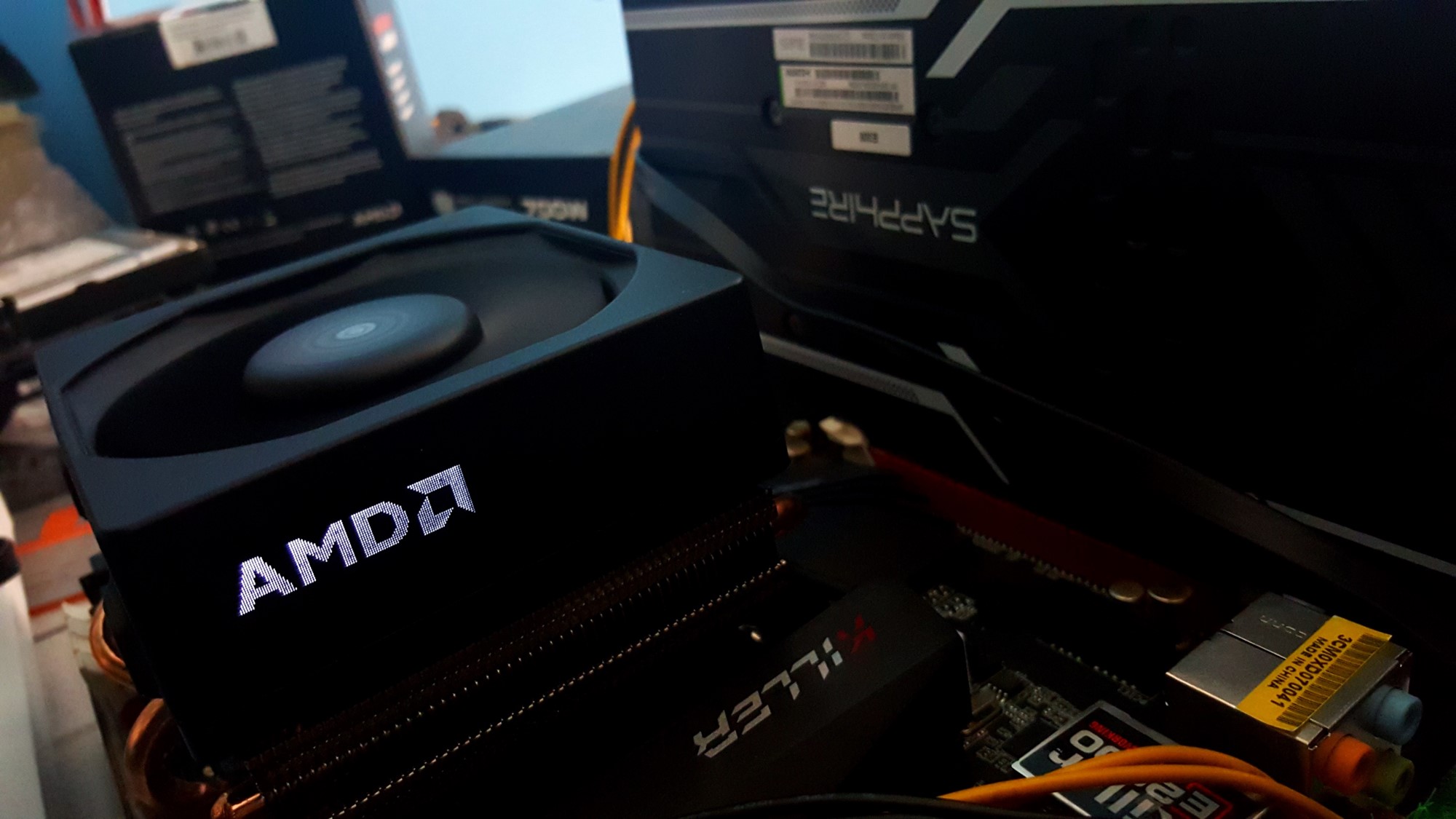 14-AMD FX 8370 With Wraith Cooler Left Rig