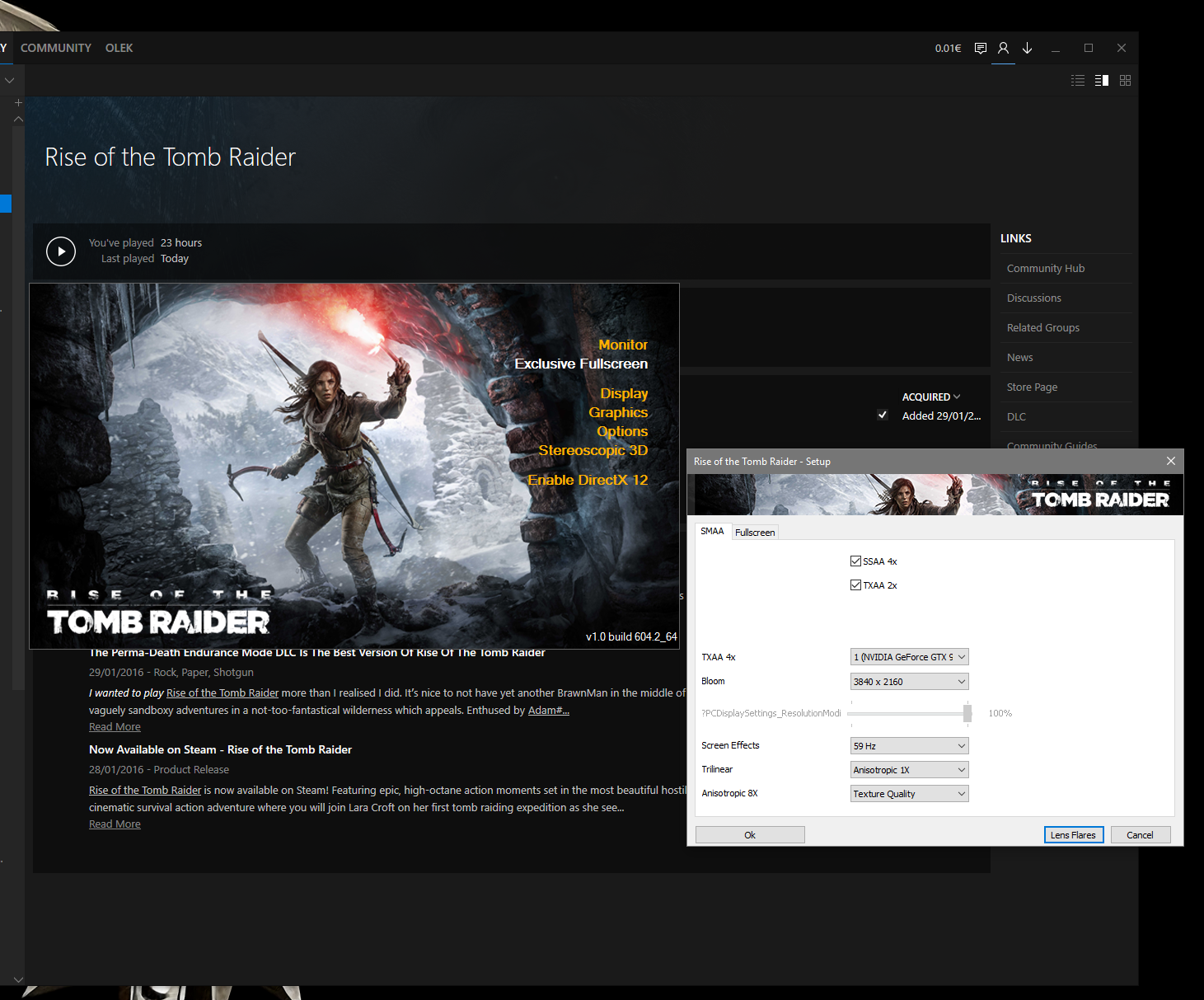 لعبة Rise of the Tomb Raider ستتحصل على دعم DX12 