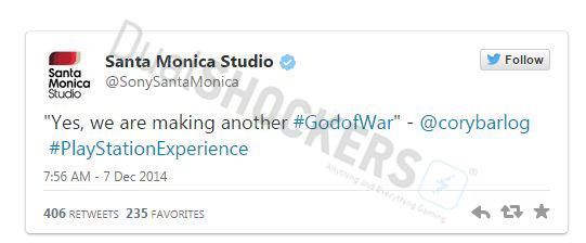 إستوديو التطوير Sony Santa Monica يوظف لعنوان ضخم لمنصة PS4