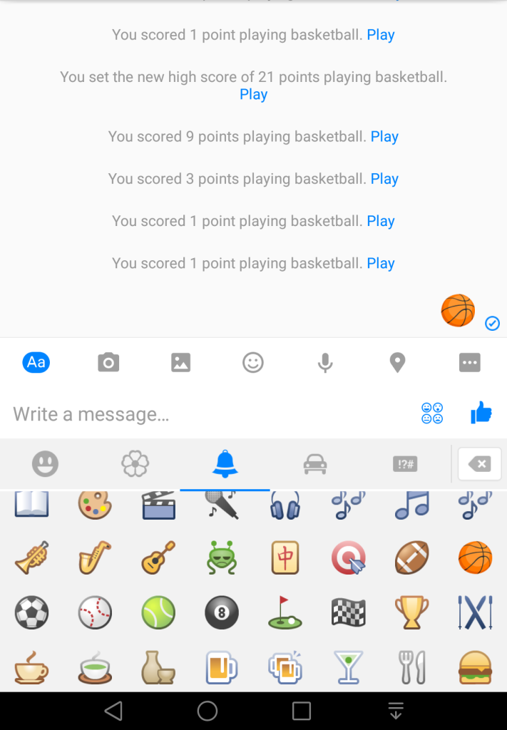Messenger basketball game2