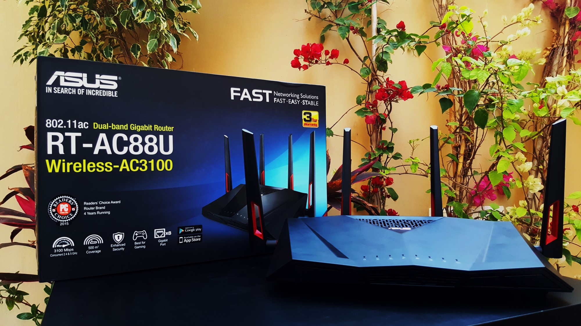 2-ASUS RT AC88U Wireless AC3100 Dual Band Gigabit Router