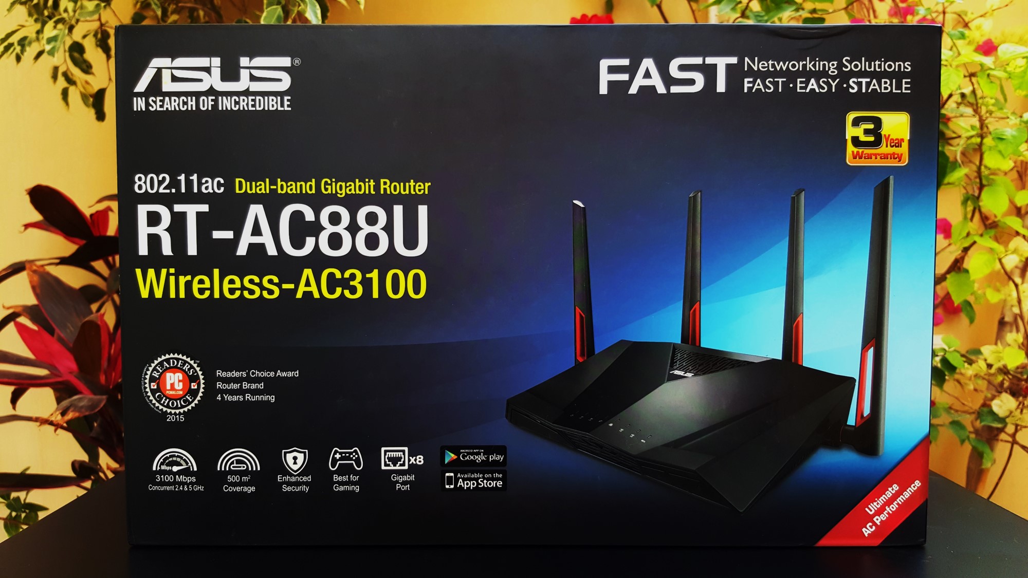 4-ASUS RT AC88U Wireless AC3100 Dual Band Gigabit Router
