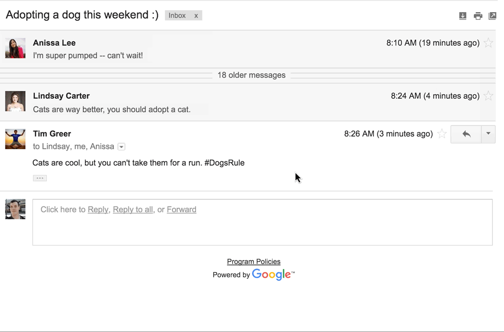 Gmail Mic Drop_Send جوجل كذبة أبريل