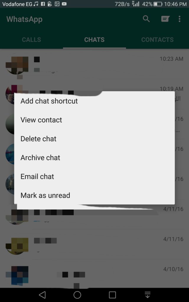 التشفير من طرف لطرف Whatsapp 1