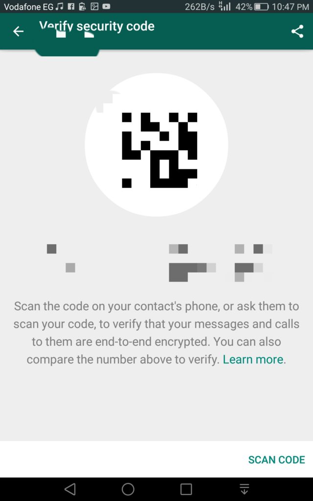 التشفير من طرف لطرف Whatsapp 3