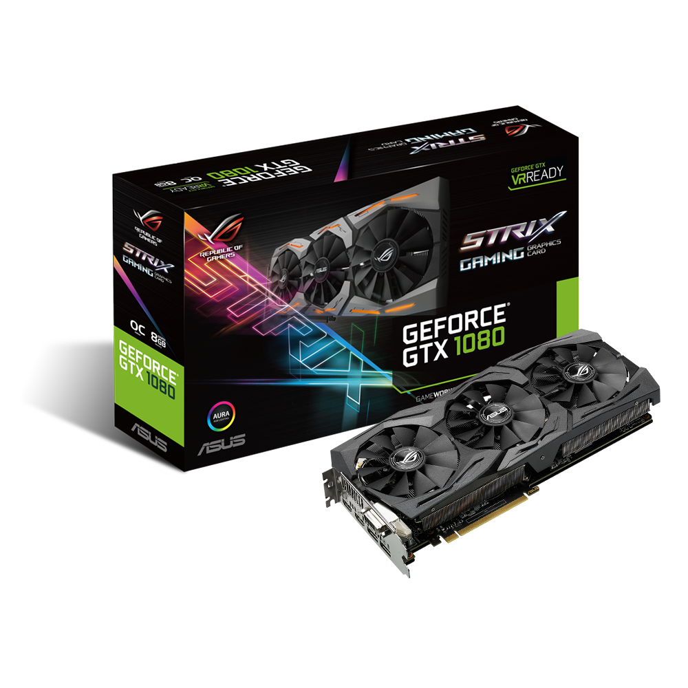 بطاقة ASUS Strix GeForce GTX 1080