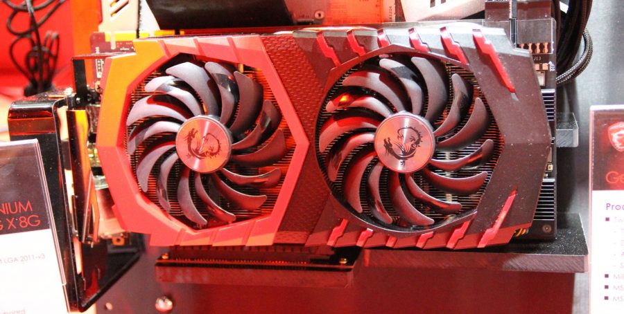 بطاقة MSI GTX 1070 GAMING X: