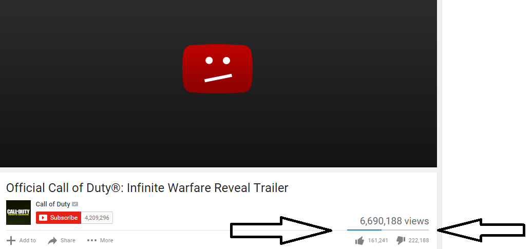 إستنفار جماهيرى وإلغاء إعجابات بالآلاف للعبة COD Infinite Warfare