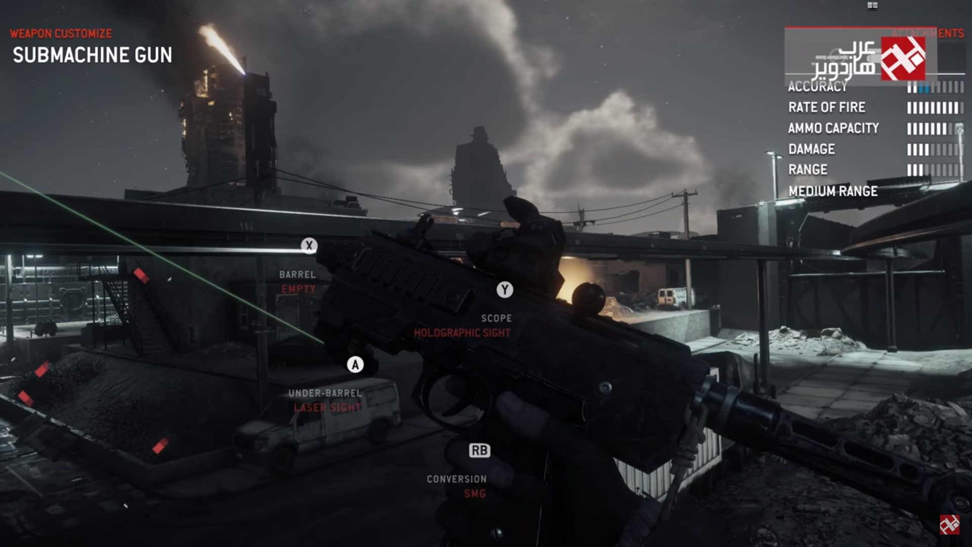 خمس خطوات لإضافة تعديلات على الأسلحة فى Homefront: The Revolution