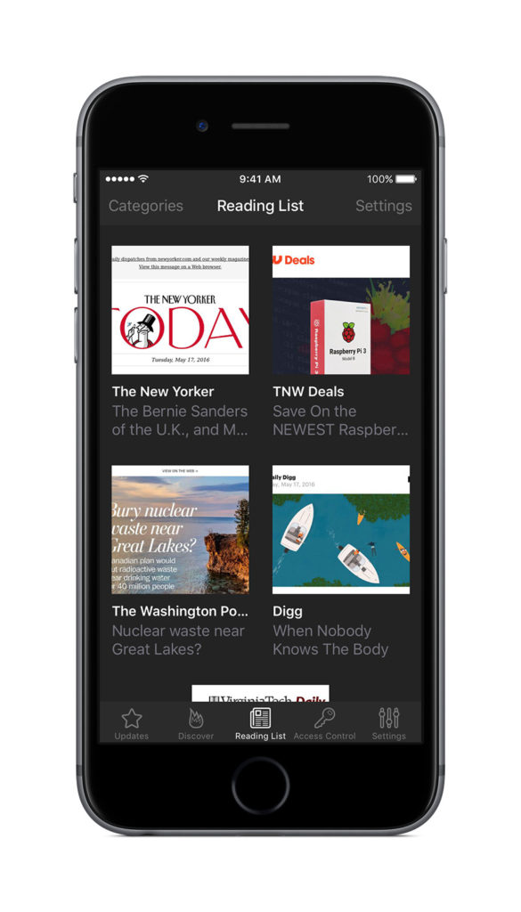Throttle ReadingList
