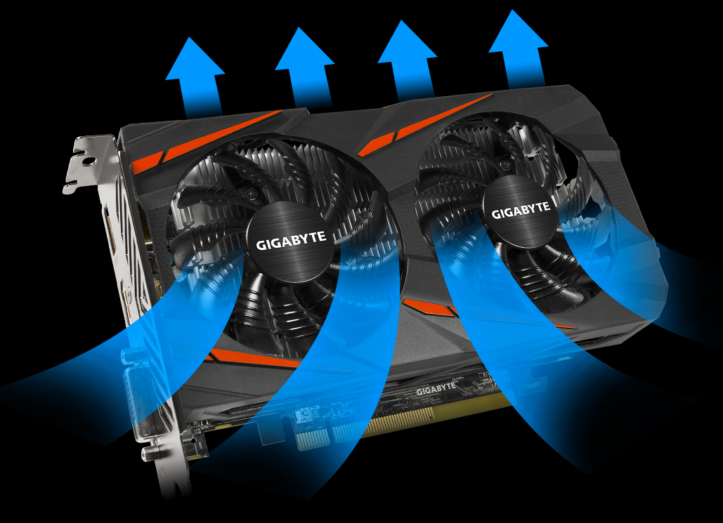 بطاقة جيجابايت RX 460 WINDFORCE OC