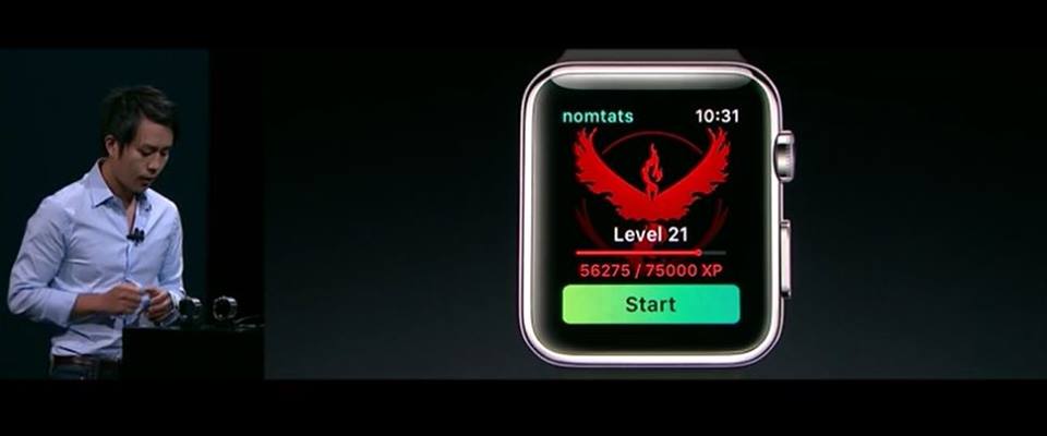 كل ما حدث فى مؤتمر Apple Apple Event - AppleWatch Series 2 Playing Pokemon