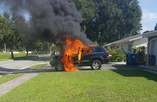 Samsung Galaxy Note 7 Caused Jeep Car To Explode